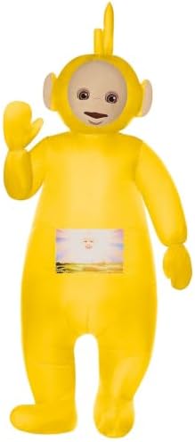 Spirit Halloween Teletubbies Adult Laa Laa Inflatable Costume | Officially Licensed | Inflates Quickly
