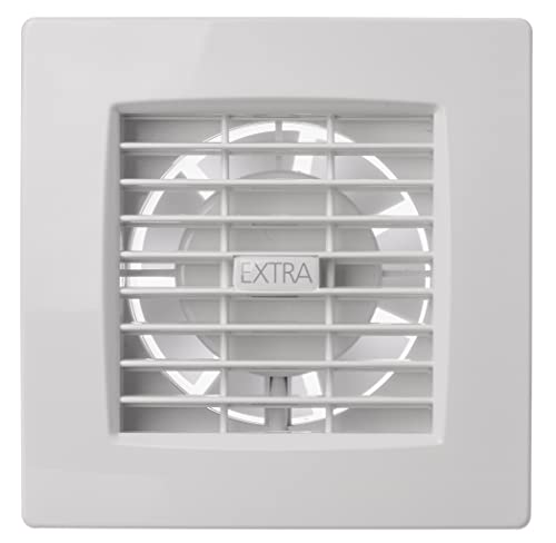 Steinberg14 White Wall Extractor Fan – 120mm / 4.7 inch Bathroom Fan ...