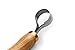 Wood Carving Scorp Knife. Round Carving Tool for Spoons, Bowls and Cups. Wood Carvers Rounded Hook Knife Spoon carving knife. (ANGLED)