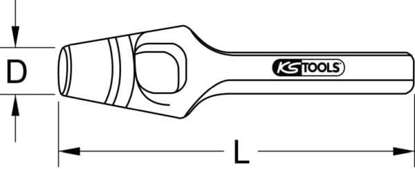 9.5sq.ハンドル | ＫＴＣツールオフィシャルサイト 【 限定】KS TOOLS パンチハンドル 39ミリメートル Handle punch 39mm 129.2039