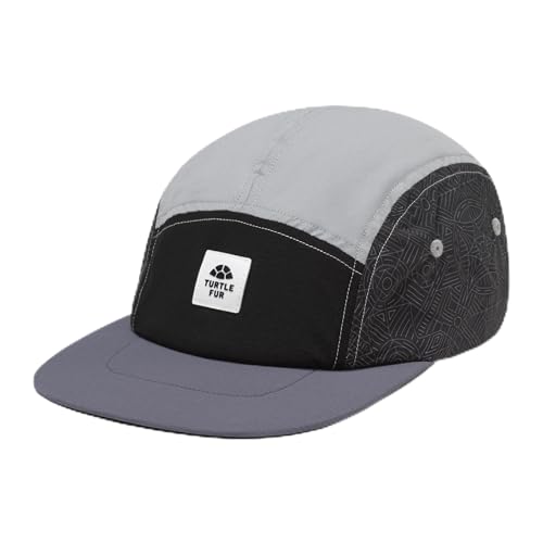 Turtle Fur Offgrid 5 Panel Hat - Adjustable UPF 50+ Baseball Cap with Lightweight Floatable Brim and Moisture-Wicking Band - Architectural Meditation