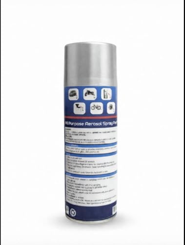Image of Polo Spray Paint for Metal,Wood,Walls and Automotive Cars,Bikes(Multipurpose)|Quick Drying|Durable|400ml (Chrome)