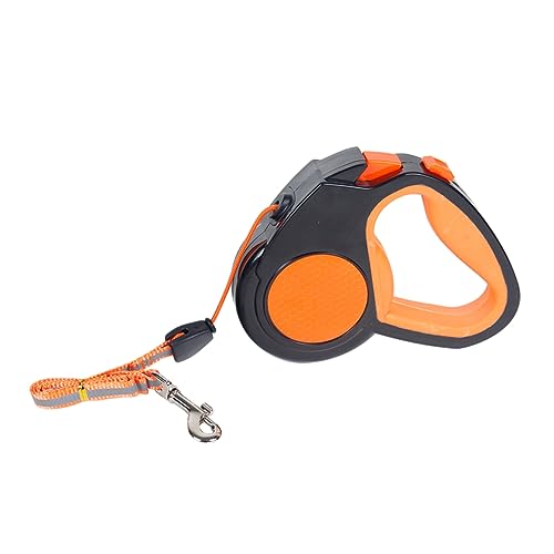 GRIRIW Dog Training Lead m Telescopic Traction Rope Automatic Retractable Pet Leash One- Comfortable Grip for Sizes