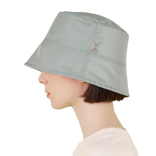 [VARZAR] Stud Drop Over Fit Poly Bucket Hat Mint