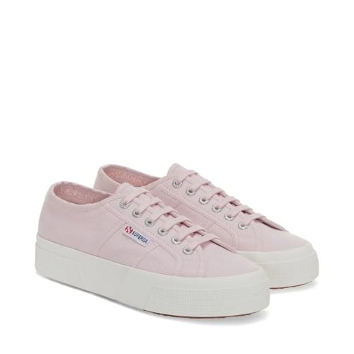 Image of Superga 2740 Platform Sneakers for Men and Women - Iconic Italian Men's and Women's Tennis Shoes with Breathable Canvas Upper, Non Slip Rubber Sole