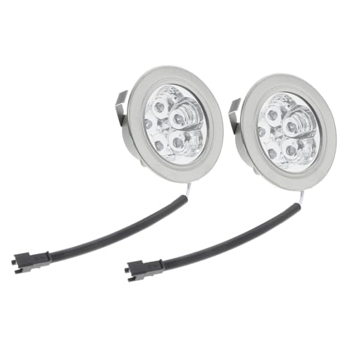 SHINEOFI 2 Pezzi Lampadine Led Per Cappa Da Cucina Luce Rotonda Alta Luminosità Resistente a Vibrazioni E Vapore Per Piano Cottura