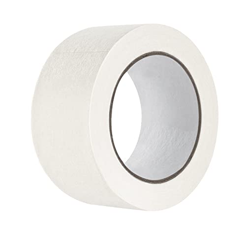 Baijixin 2 Inch Beige White Wide Masking Tape 2 Inch X 55 Yard