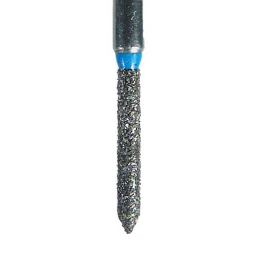 1812.10M NeoDiamond FG #1812.10 Beveled End Cylinder Medium Grit Diamond Burs 25/Pk