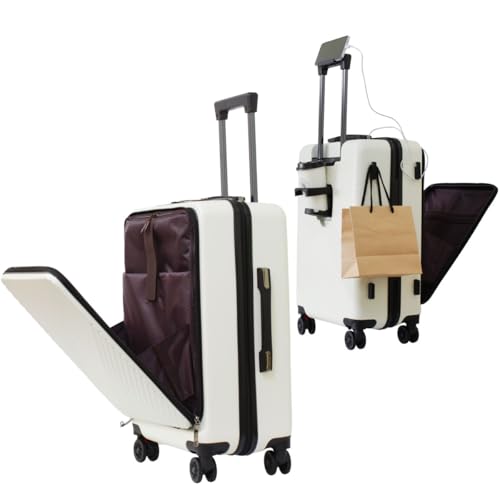 [TRIP STAR] �X�[�c�P�[�X ���@�\ �y�� �É� ���^ 51L TSA���b�N USB�|�[�g �X�}�z�X�^���h �J�b�v�z���_�[ �t�b�N�t ABS���� �t�@�X�i�[ �t�����g�I�[�v�� �L�����[ ���s �o�� 3�`4�� M�T�C�Y 10048 20048 (�z��
