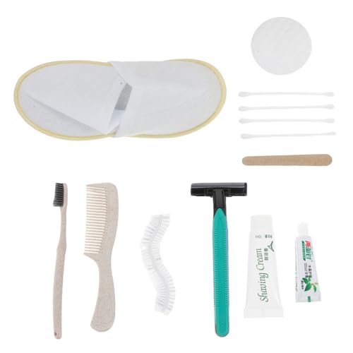 minkissy Toiletry Kit Disposable Care Kit Hotel Guesthouse Supplies Bulk Products Compact Travel Size Random Color