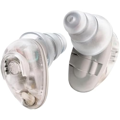 Lucid Hearing Enlite Deluxe OTC in-The-Ear Hearing Aids, Clear - for Adults with Mild to Moderate Hearing Loss - Includes 2 Listening Profiles & Up to 20 Hours of Battery Life