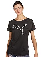 PUMA Women's Train Favorite Jersey Cat Tee - Black