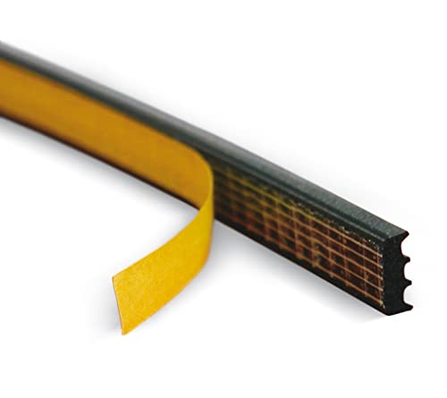 Kiso - Joint epdm kiso etanche a l'eau-noir - Larg. mm.12 - Epais. mm.3 - Long. m.150 -