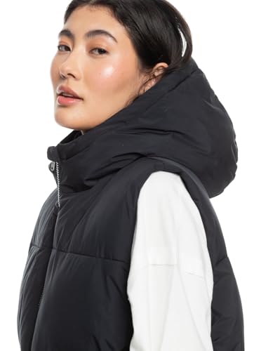 Roxy Bright Side Chaqueta para Mujer acolchada, cazadora larga de invierno con capucha 2