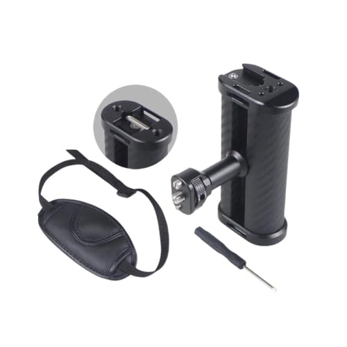 DSLR Conejo Jaula Marco Protector Universal de Transporte Asa Lateral 1/4 Expansión Ale Posicionamiento de Fibra de Carbono Patrón de Agarre Lateral Mango