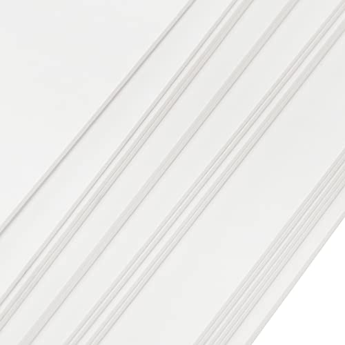 Feuilles d'aggloméré rigides et épaisses PINGEUI blanches 50 pièces