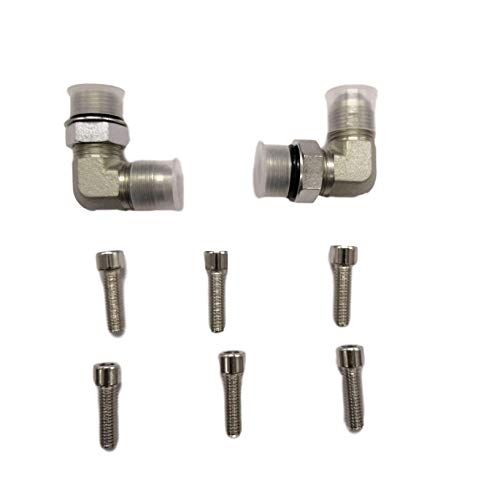 Billet Aluminum Tappet Cover Kit Replacement For 1989-2002 Cummins Diesel 5.9L 12V 24V Dual Port Ram Ve44 P7100 Pumps (Silver) #TOP2