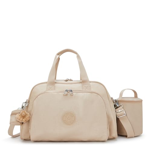 Kipling Bolsas Camama para Bebês Meninas, Sparkled bege, Einheitsgröße