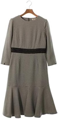 Amazon Co Jp Strawberry Fields ストロベリーフィールズ ワンピース レディース 白x黒 千鳥格子 0910 L位 中古 服 ファッション小物