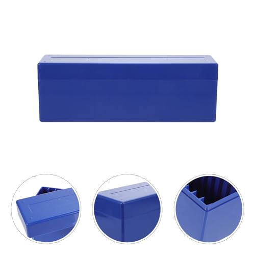Caja plástica para monedas con ranuras, organizador transparente miniatura 4