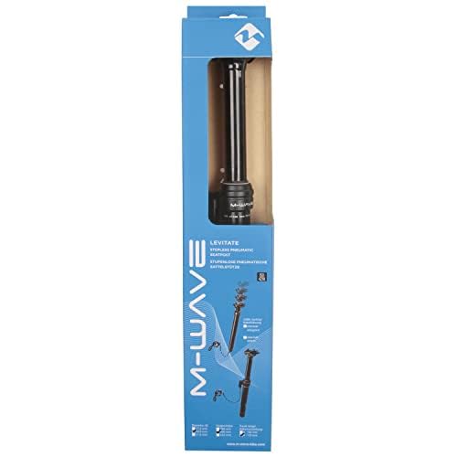M-Wave Unisex's Levitate C< height adjustable seat post-30.9 mm, black, diameter 30,9 mm, length 400 mm - Image 4
