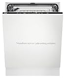 AEG FSB5361CZ Vollintegrierter Geschirrspüler, Serie 6000 mit SatelliteClean Sprüharm, 60cm, AirDry für perfekte Trocknungsergebnisse, Besteckkorb, QuickSelect Display, Startzeitvorwahl, Wasserstopp