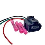 Camshaft Sensor (G40), Fuel Diagnosis/Leak Pump, DRL Lamp Modules (Verify 3-Pin & Keyway) 3-Pin Repair Pigtail 1J0973703 / 3D0973703, Compatible with VW Audi Škoda SEAT