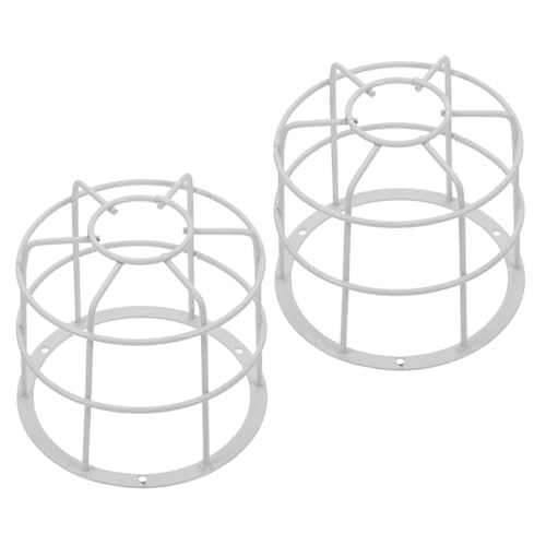 Garde-lampe pour lampe avertissement en fer blanc de qualité supérieure, protection ampoule lot de 2
