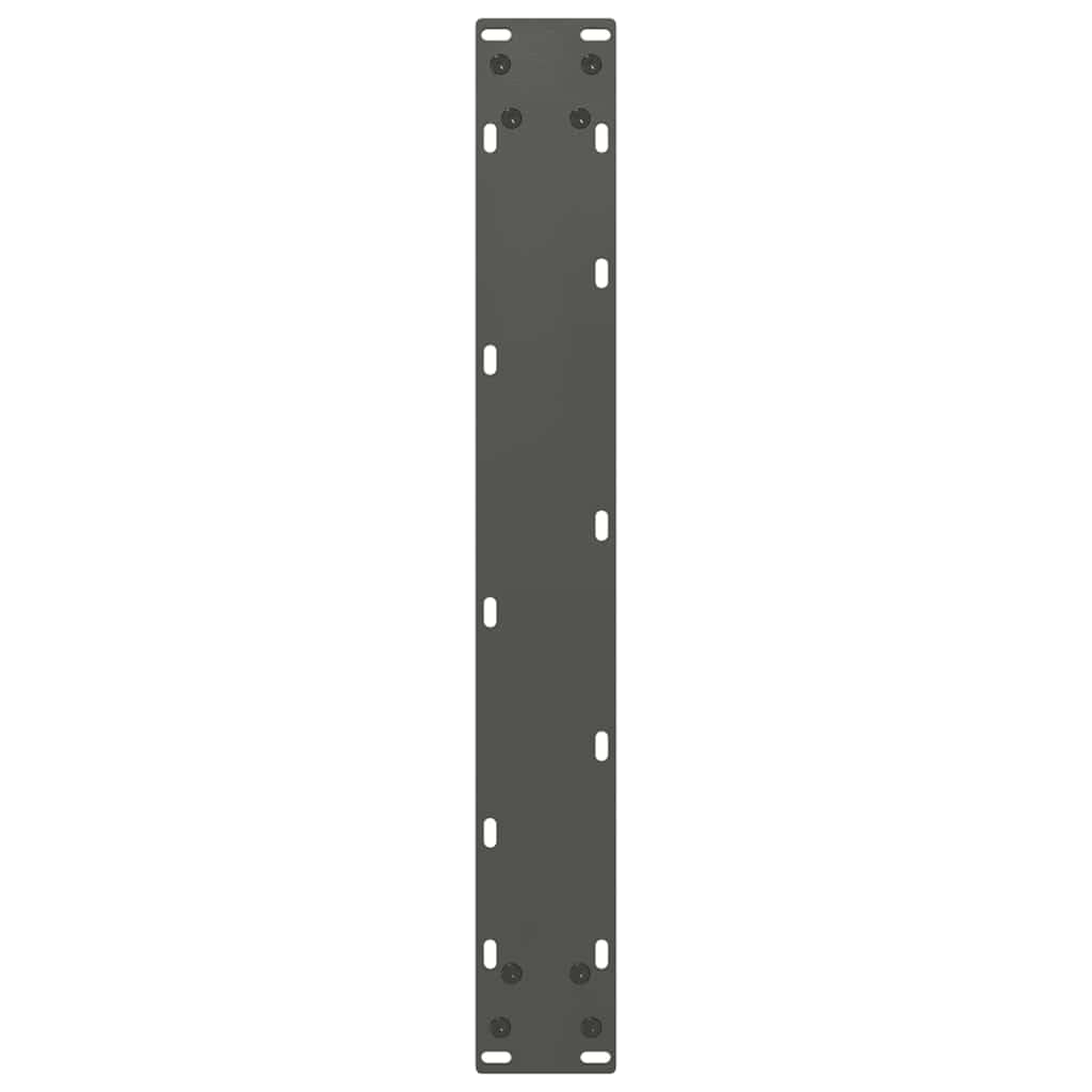 vidaXL Patas para Mesa de Bar en Forma de U (2 Unidades), Antracita, 60 x (90-91) cm, Acero