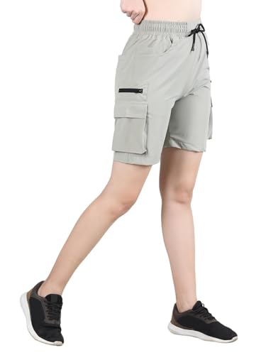 Image of CHKOKKO Summer Basketball Sports Workout Gym Training Wear Shorts for Women