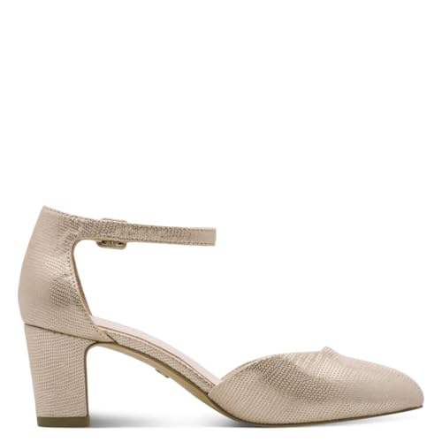 Tamaris Damen Pumps Textil, metallic, 38 EU – Ansicht 6