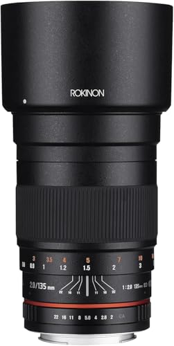Rokinon 135mm F2.0 Telephoto Lens for Canon