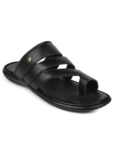 Image of Liberty Healers AOL-12 Casual Toe Ring Slipper For Men With PU Sole | Durable and Lightweight | Trendy Design | Comfortable and Soft Insole | Stylish Footwear and Cushioned Footbed