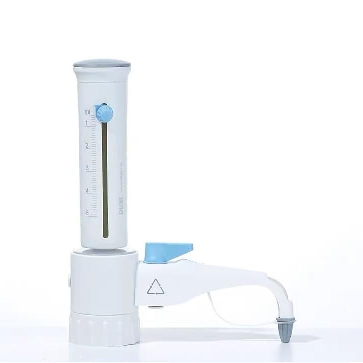 Bottle Cap Dispenser, Adjustable quantitative Laboratory Dispenser, Large Capacity up to 100mL Fully high-Pressure Sterilization Dispenser(Dispenser 0.5-5 ml)