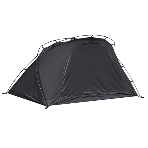Drasoulテント 1人用 tcテント 1人用テント カンガルーテント インナーテント シングル トラベルドーム tcテント 3WAYタイプ 軽量 アルミポール 前後ドア開口部 メッシュパネル [サイドウィンドウ] 着火可能 小型テント ビビィテント ビビィテント ハイキング 自転車 スポーツ ビビィテント 210*90*107cm