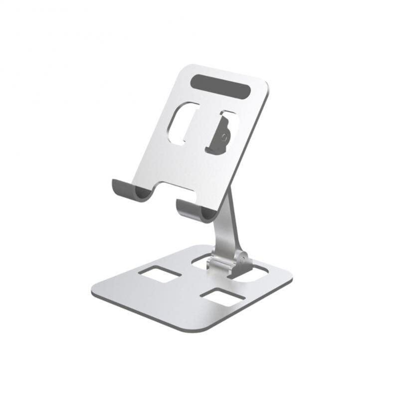 BKN® Aluminum Alloy Desktop Mobile Phone Holder Stand Foldable for All Smartphones, Mini Tabs, Kindle Holder (Silver) (B0BVRXDFKT) Amazon Price History, Amazon Price Tracker