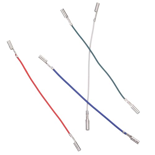 SOIMISS 4 piezas Cables para Cartucho Fonocaptor de Tocadiscos Alambres de Duraderos para Conexión Fonográfica