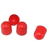 Anbee 4pcs Motor Protector Cap Cover for DJI Phantom 3, Phantom 4 All Series (Red)