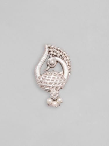 Image of Rubans Oxidised Drop Earrings Stylish Trendy Jewellery Gift for Women & Girls