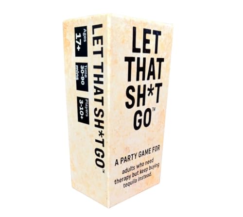 Let that Sh*t Go - The Party Card Game for Emotionally Unhinged Adults | Roast Your Friends at Game Night | 400 Cards| Funny Adult Card Game Gift | 3-10+ Players | 17+