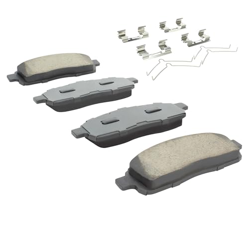 Image of QUALITY-BUILT Front Ceramic Brake Pads, Premium 1001-1083C, Compatible with 2003-2009 Ford /Lincoln (F-150,F-250,Lobo,Mark LT)