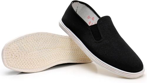 Old Beijing Cloth Shoes for Men, Handmade Cloth Slippers, Thousand-Layer Sole Cloth Boots, Full Cloth Soles, Comfortable One-Legged4
