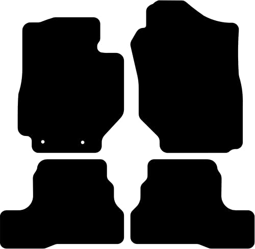 MOQUETTE DI ALTA QUALITÀ – I nostri tappetini arricchiscono l'interno della tua auto con una struttura moderna. Questo set da 4 pezzi è realizzato con una costruzione a tre strati per offrirti un'esperienza interna di alta qualità e durata per la tua auto. *Nota: Un modello di auto può avere diverse vestibilità. Verifica quindi attentamente il modello e la versione.