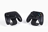 AlbionOffice Aluminum Desktop Gaming Controller Holder, Gaming Controller Stand for Xbox, PS4, PS5, Switch and Gaming Universal Controller (Black)