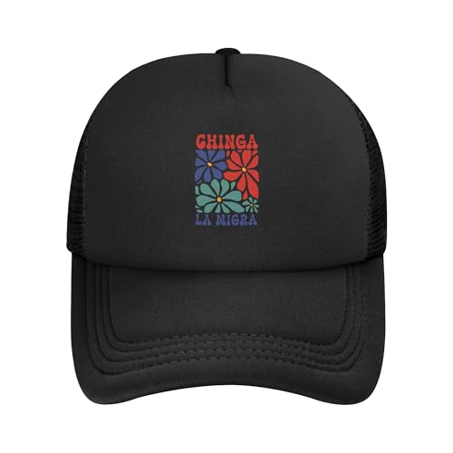 Gorra Trucker Vetrova Chinga La Migra Negra miniatura 1