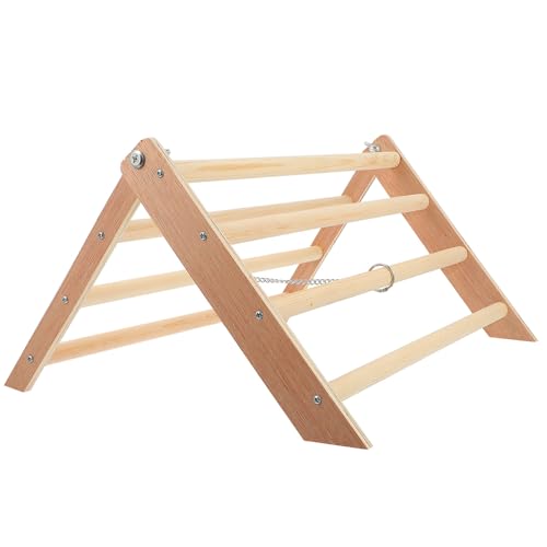 Toyvian Perchoir Poule Bois Stable 35 CM Support d'Équilibre pour Coqs Interactif pour Poulailler et Perruches