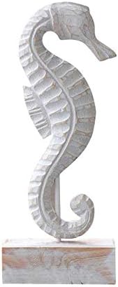 Ganesa Deepak Resin Soft Decorations Gifts Home Eastern Mediterranean Style Seahorse Ornaments Resin Crafts(Seahorse)