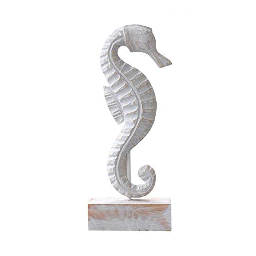 Ganesa Deepak Resin Soft Decorations Gifts Home Eastern Mediterranean Style Seahorse Ornaments Resin Crafts(Seahorse) #TOP1
