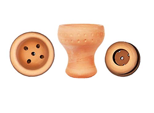 MTi products® | Shisha Kaminkopf Set Edelstahl Kaminaufsatz Dichtung | Tonkopf + Badcha | Zubehör Kohle Aufsatz… – Bild 4