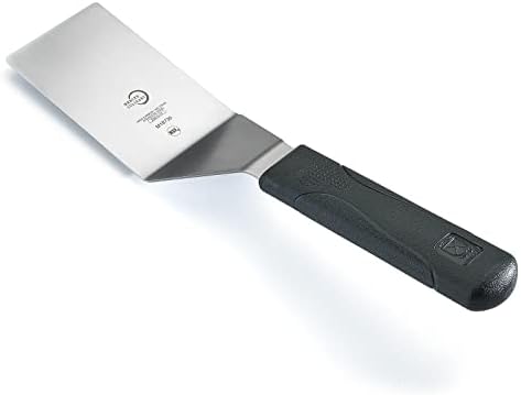 Mercer Culinary Millennia 4 x 2.5-Inch Square Edge Turner, Stainless Steel, 15x10x3 cm